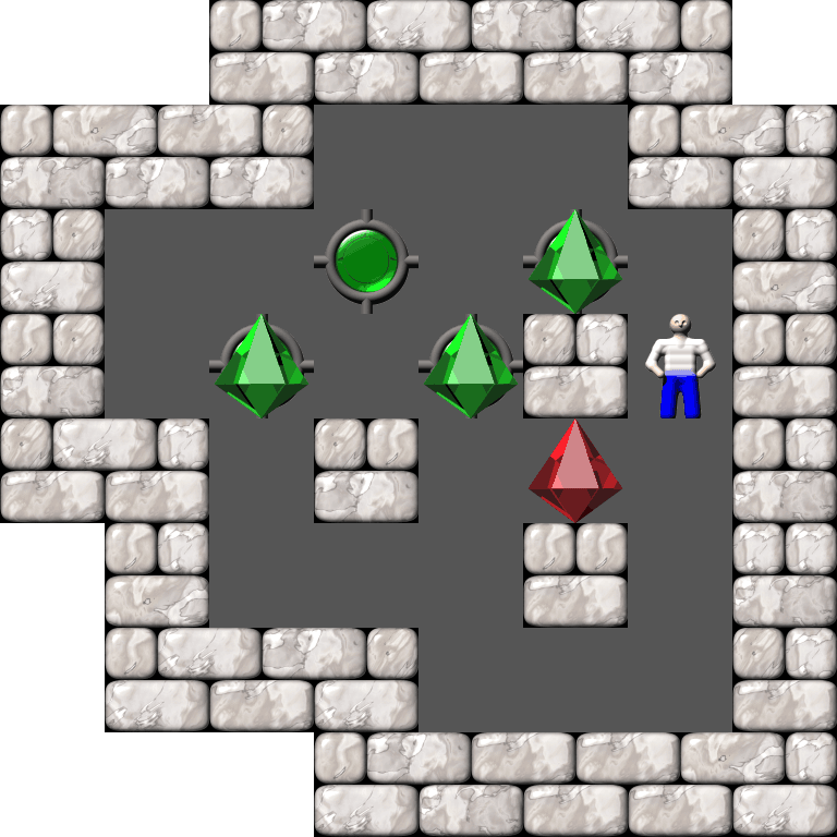 Sokoban Mass Remodel level 1093